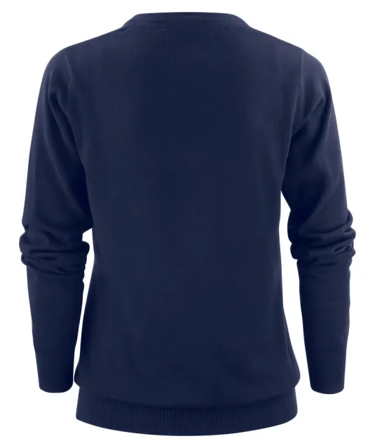 Ashland V  Gebreide Sweater Dames Marine
