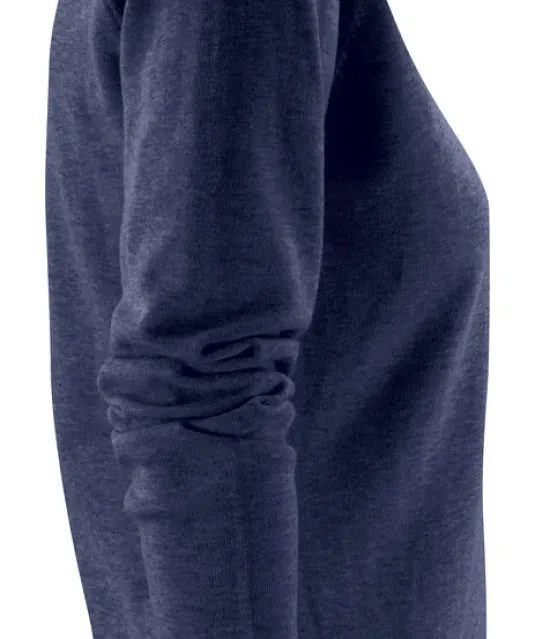 Ashland V  Gebreide Sweater Dames Blauw mêlée