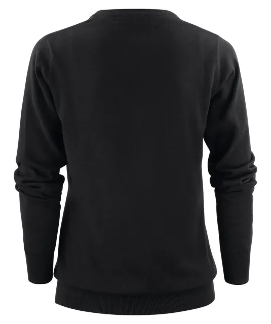 Ashland V  Gebreide Sweater Dames Zwart