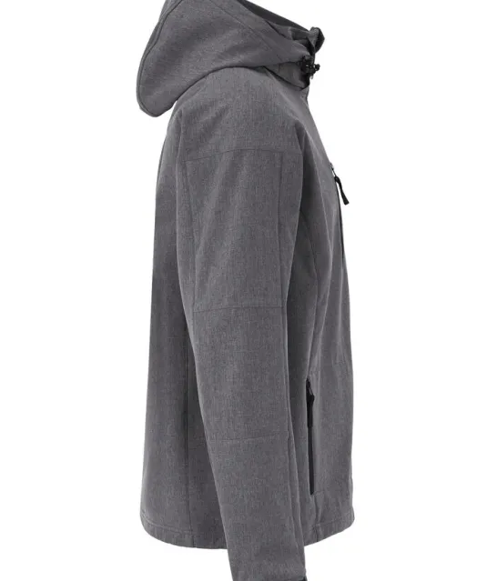 SOFTSHELL TULSA Donker grijs mêlée