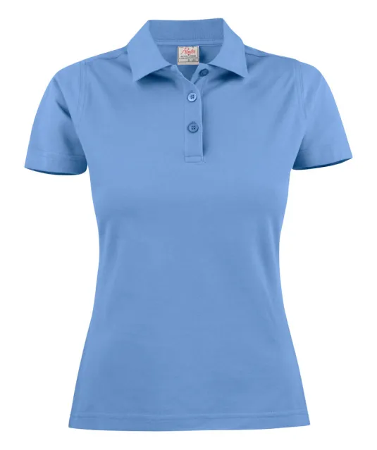 Surf Polo Pique Dames Hemelsblauw