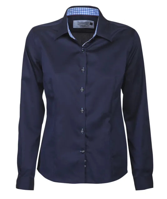 Red Bow 20 Hemd Dames Wit/marine