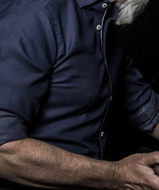 Purple Bow 49  Hemd Regular Fit Heren Marine