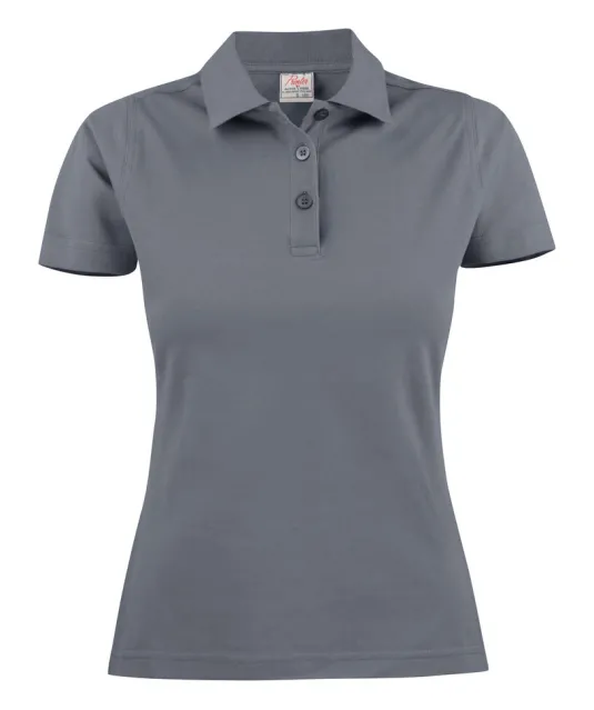Surf Light  Polo Pique Dames Staalgrijs