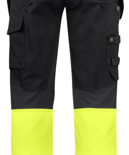6524 SIGNALISATIEBROEK MET KNIEZAKKEN EN SPIJKERZAKKEN Geel/zwart