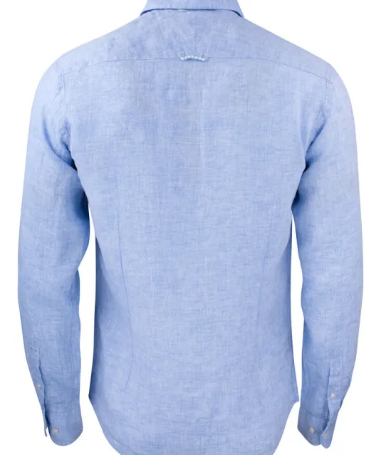 Indigo Bow 33  Hemd Regular Fit Heren Hemelsblauw