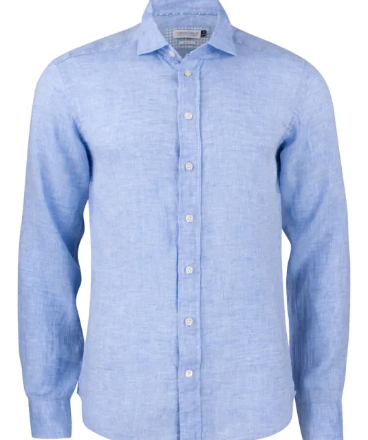 Indigo Bow 33  Hemd Regular Fit Heren Hemelsblauw