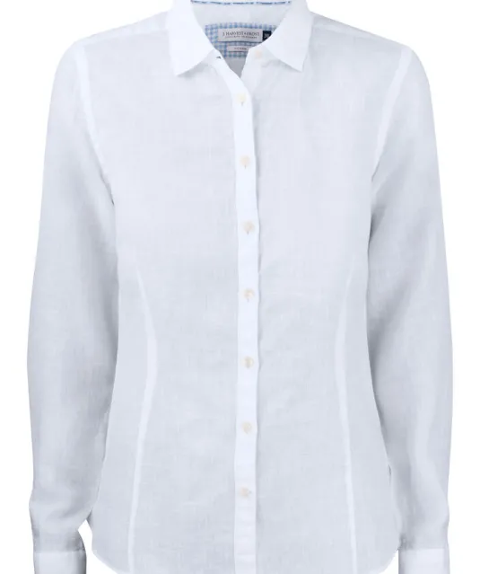 Indigo Bow 33  Hemd Dames Wit