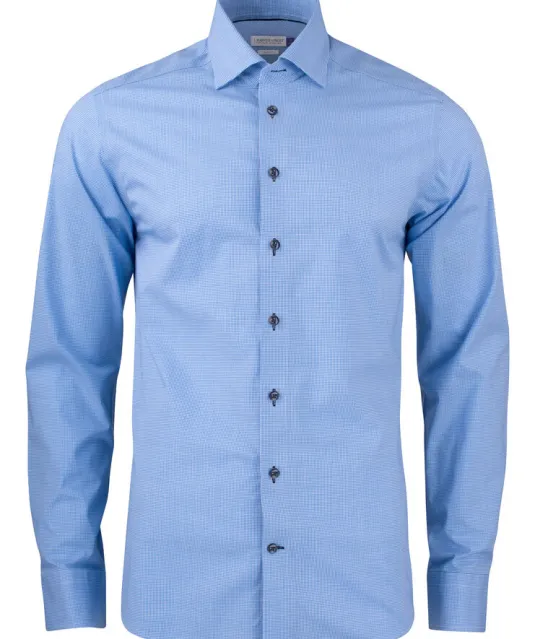 Purple Bow 141  Hemd Slim Fit Man Oranje/geruit