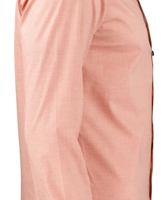 Purple Bow 141  Hemd Slim Fit Man Oranje/geruit