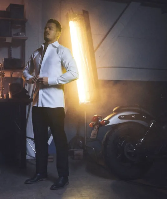 Black Bow 60  Hemd Slim Fit Heren Wit