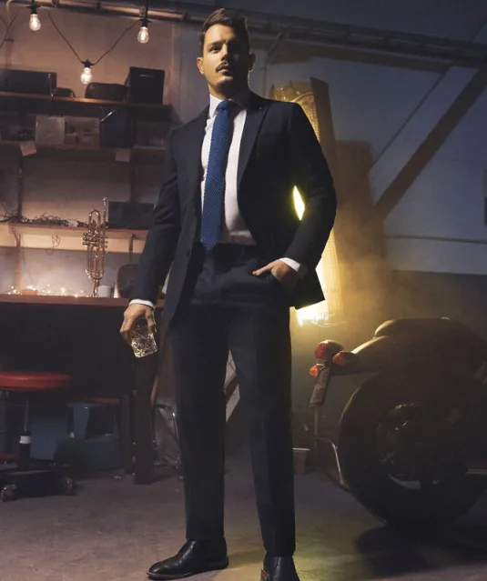 Black Bow 60  Hemd Slim Fit Heren Wit