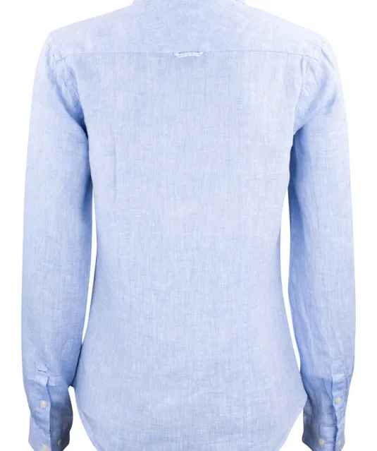 Indigo Bow 33  Hemd Dames Hemelsblauw