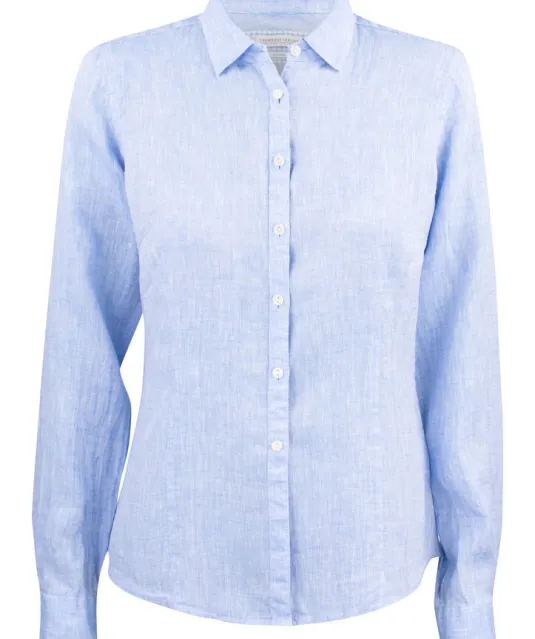 Indigo Bow 33  Hemd Dames Hemelsblauw