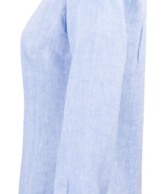 Indigo Bow 33  Hemd Dames Hemelsblauw