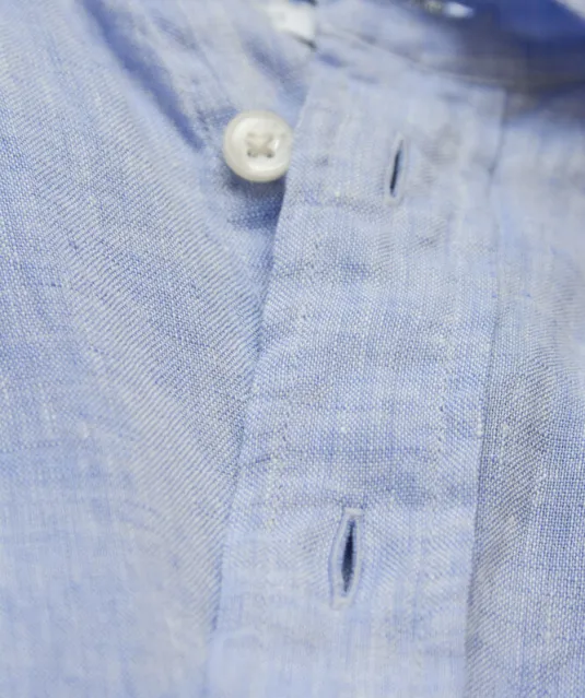 Indigo Bow 33  Hemd Regular Fit Heren Hemelsblauw