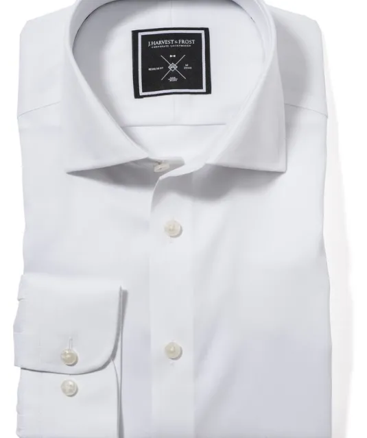 Black Bow 60  Hemd Slim Fit Heren Wit