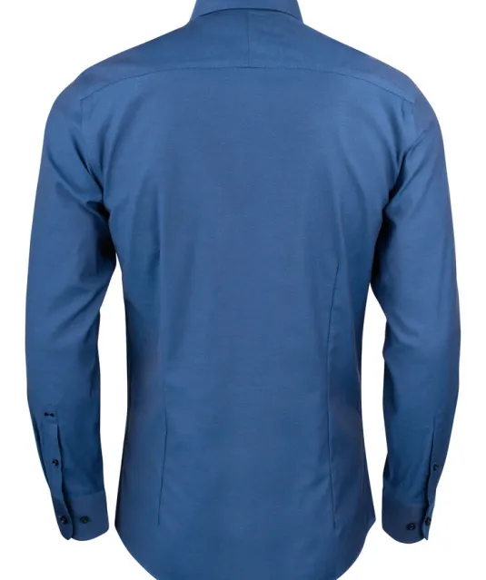 Purple Bow 142  Hemd Slim Fit Heren Lichtblauw