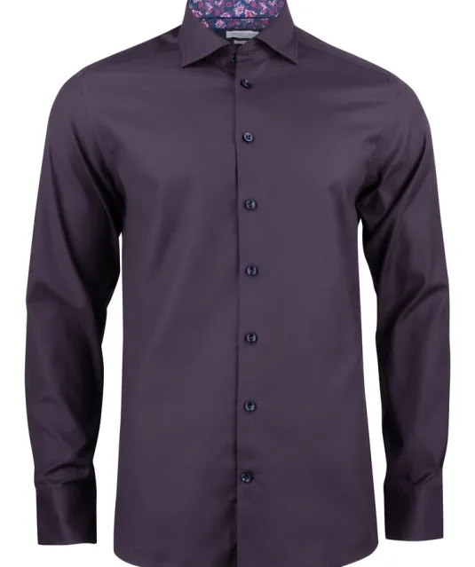 Purple Bow 142  Hemd Regular Fit Heren Lichtblauw