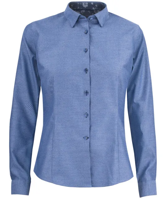 Purple Bow 144 Hemd Dames Lichtblauw