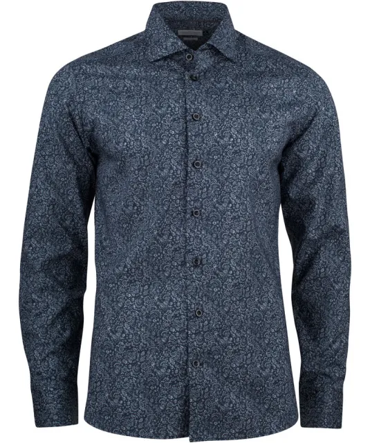 Indigo Bow 37  Hemd Regular Fit Heren Marine