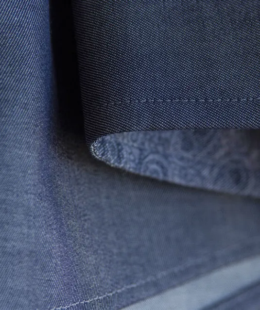 Red Bow 120  Hemd Regular Fit Heren Blauw gestreept