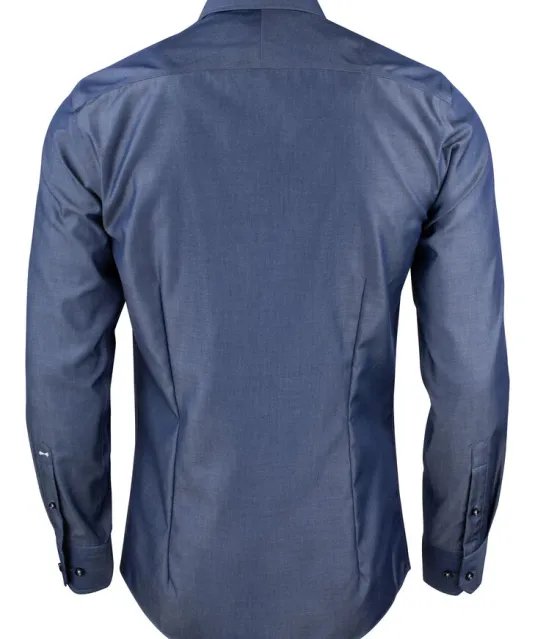 Red Bow 120  Hemd Regular Fit Heren Blauw gestreept