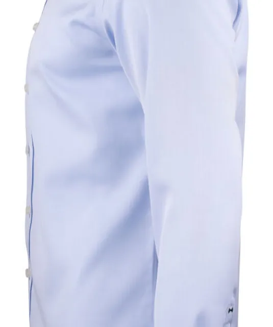 Green Bow 01  Hemd Slim Fit Heren Lichtblauw