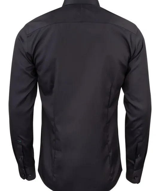 Green Bow 01  Hemd Slim Fit Heren Zwart