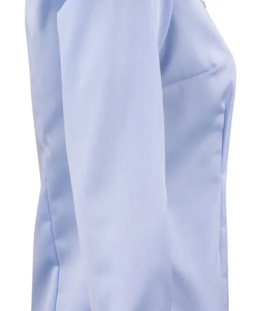 Green Bow 01  Hemd Dames Lichtblauw