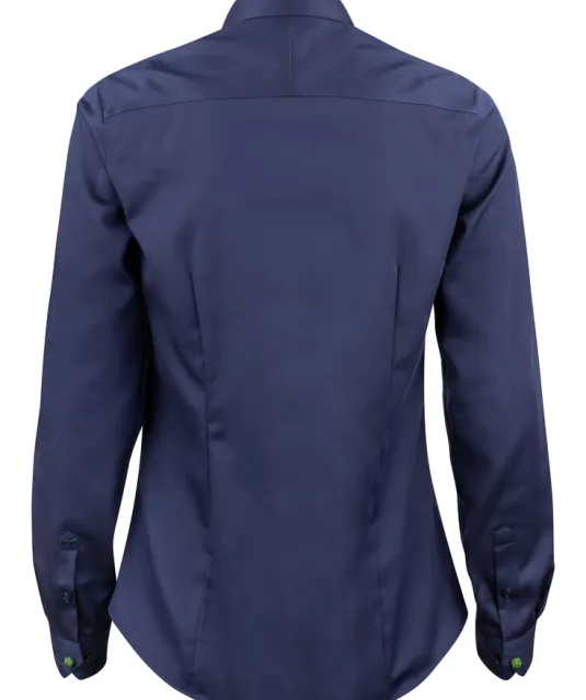 Green Bow 01  Hemd Dames Marine