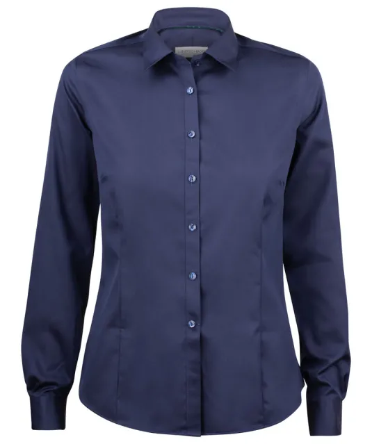 Green Bow 01  Hemd Dames Marine