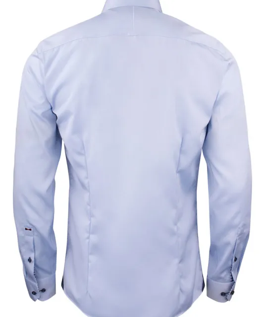 Red Bow 20  Hemd Slim Fit Heren Hemelsblauw/marine