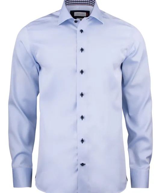 Red Bow 20  Hemd Slim Fit Heren Hemelsblauw/marine