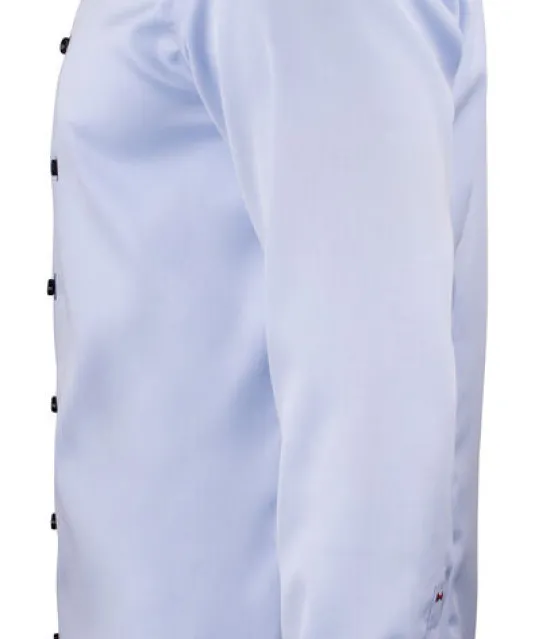 Red Bow 20  Hemd Slim Fit Heren Hemelsblauw/marine