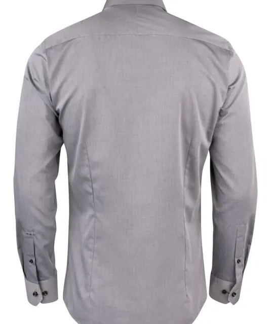 Yellow Bow 50 Hemd Regular Fit Heren Grijs mélée