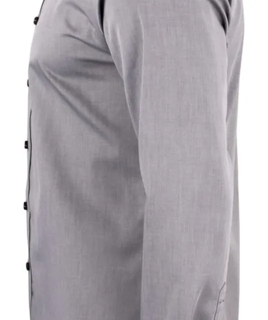 Yellow Bow 50  Hemd Slim Fit Heren Grijs mélée