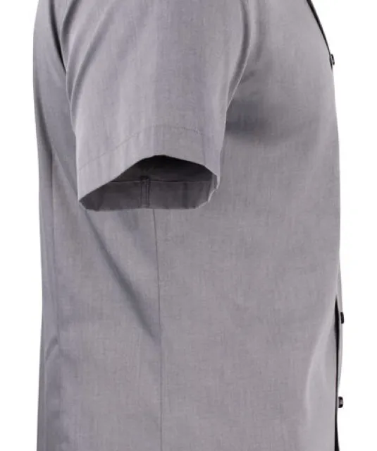 Yellow Bow 50 S/S  Hemd Regular Fit Heren Grijs mélée