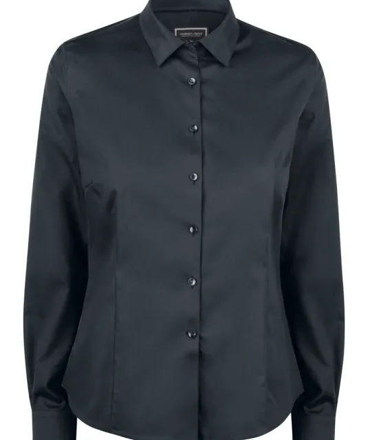 Black Bow 60  Hemd Dames Wit