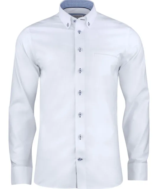 Red Bow 121  Hemd Slim Fit Heren Wit