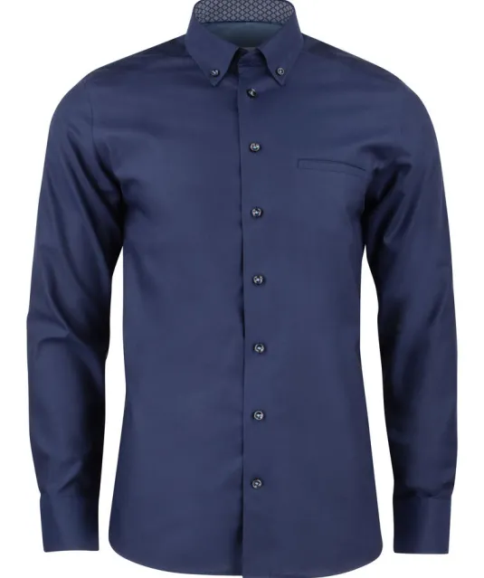 Red Bow 121  Hemd Slim Fit Heren Marine