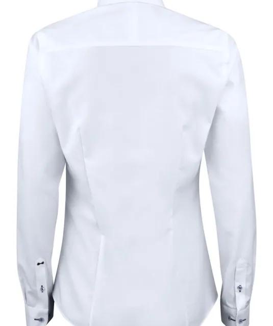 Red Bow 121  Hemd Dames Wit