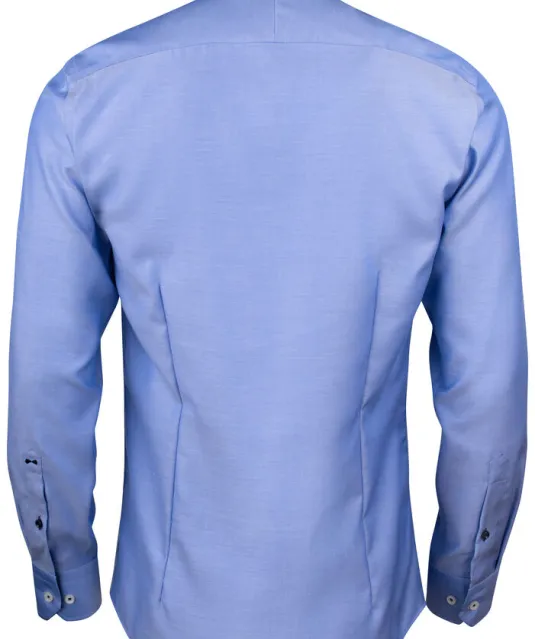 Red Bow 122  Hemd Slim Fit Heren Middenblauw