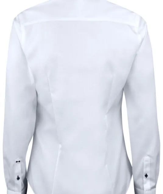 Red Bow 122  Hemd Dames Wit