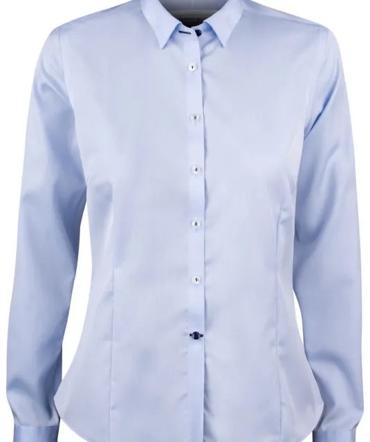 Red Bow 122  Hemd Dames Lichtblauw
