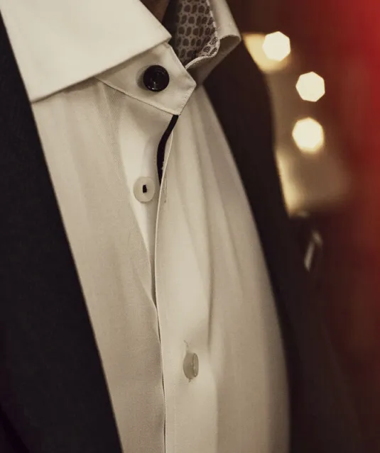 Red Bow 122  Hemd Regular Fit Heren Wit