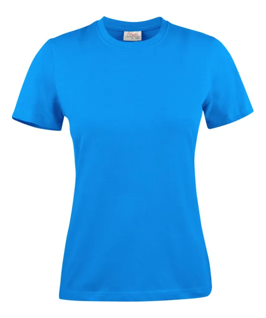 Light  T-Shirt Dames Oceaan blauw