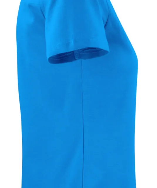 Light  T-Shirt Dames Oceaan blauw