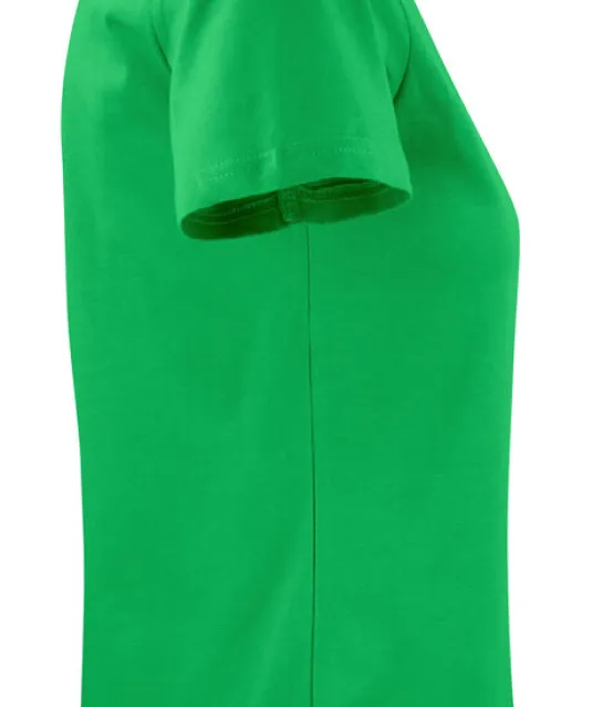 Light  T-Shirt Dames Frisgroen