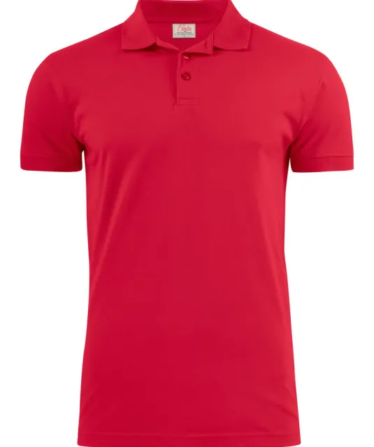 Surf Stretch Polo Pique Heren Rood